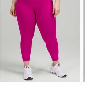 Lululemon Athletica Vibrant Magenta Leggings